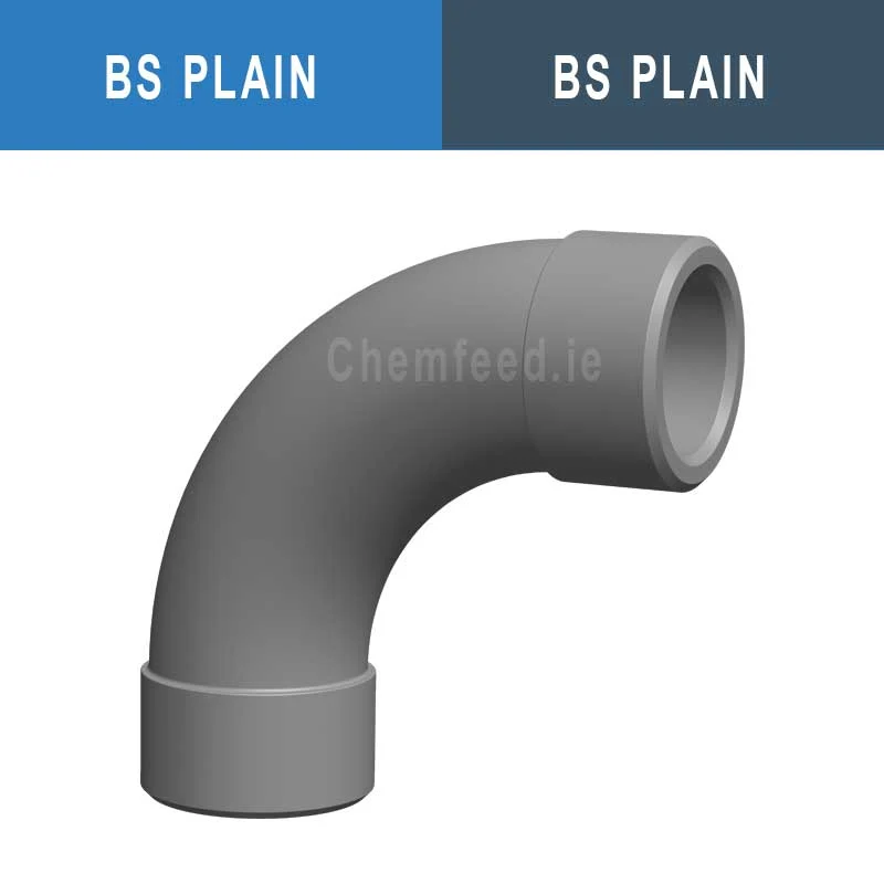 90' BEND ABS D.1/2" BS PLAIN