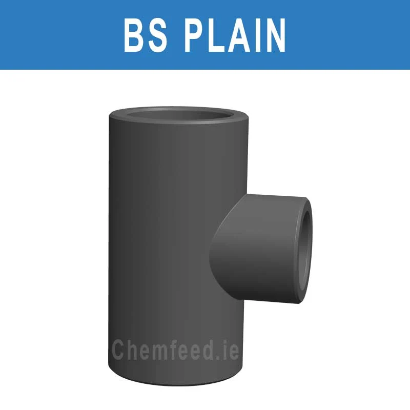 90' REDUCED TEE PVC D.3"x2"     PLAIN BS