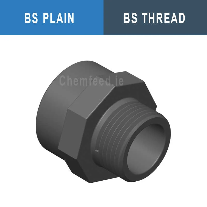ADAPTOR PVC MALE THR. D.4"x5"x5" BS