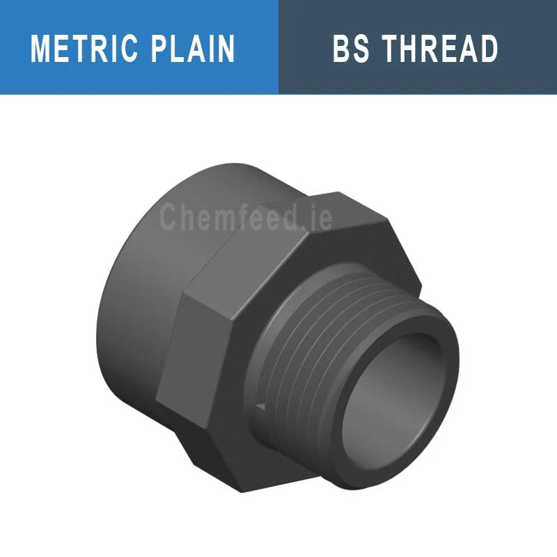 ADAPTOR PVC MALE THREADED D.63x75x1"1/2