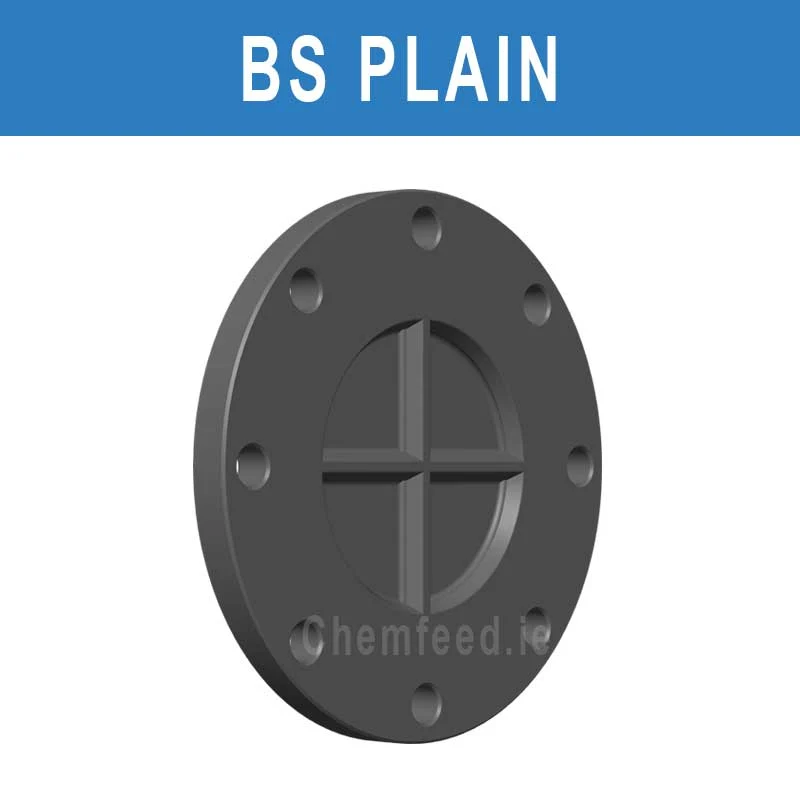 BLANK FLANGE  PVC D.4"    PLAIN BS