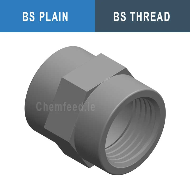 DOUBLE SOCKET  ABS D.2"1/2x2"1/2