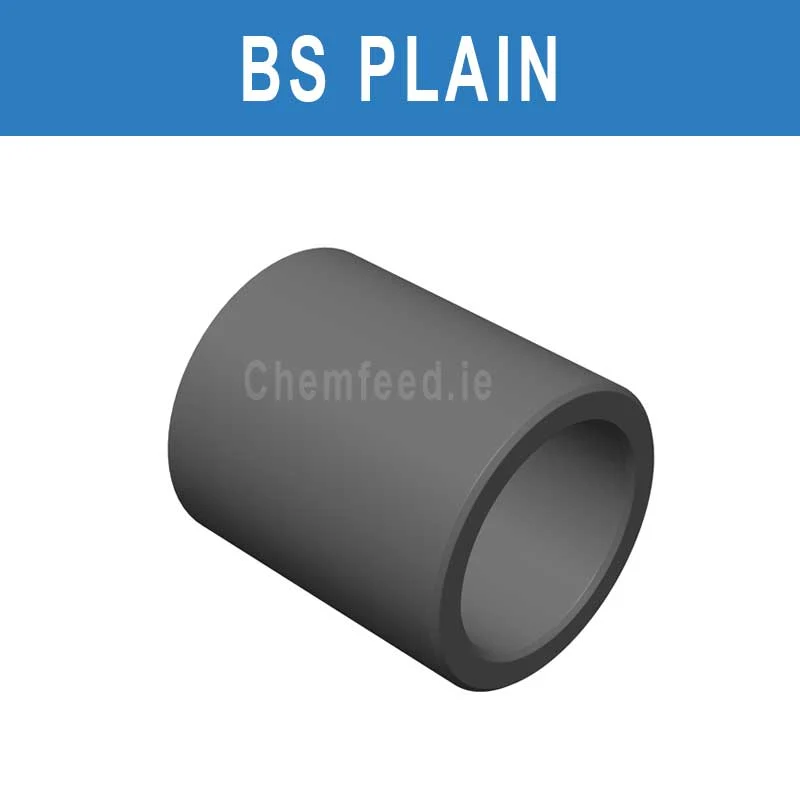 DOUBLE SOCKET PVC D.4"    PLAIN BS