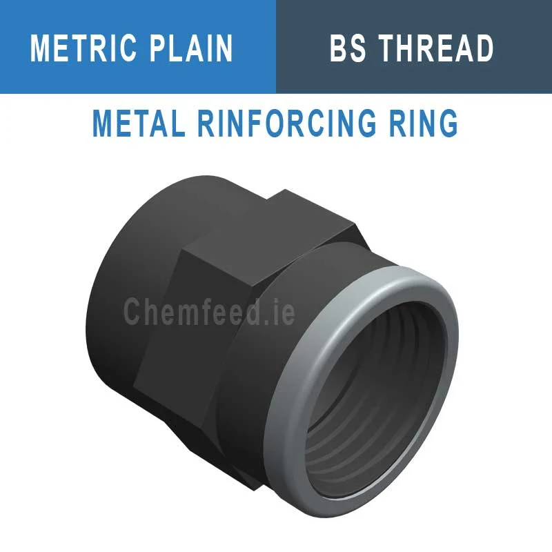 DOUBLE SOCKET PVC D.63x2"     REINFORCED