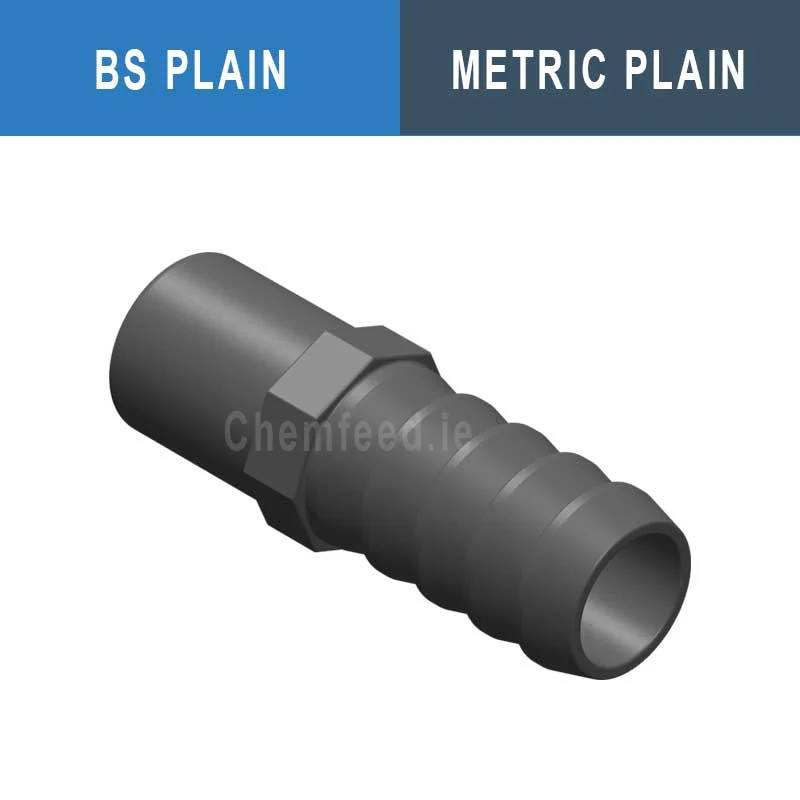 HOSE NOZZLE PVC D.3/8"x18x16 PLAIN BS