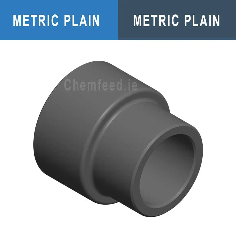 REDUCING SOCKET   PVC D.50x40 mm