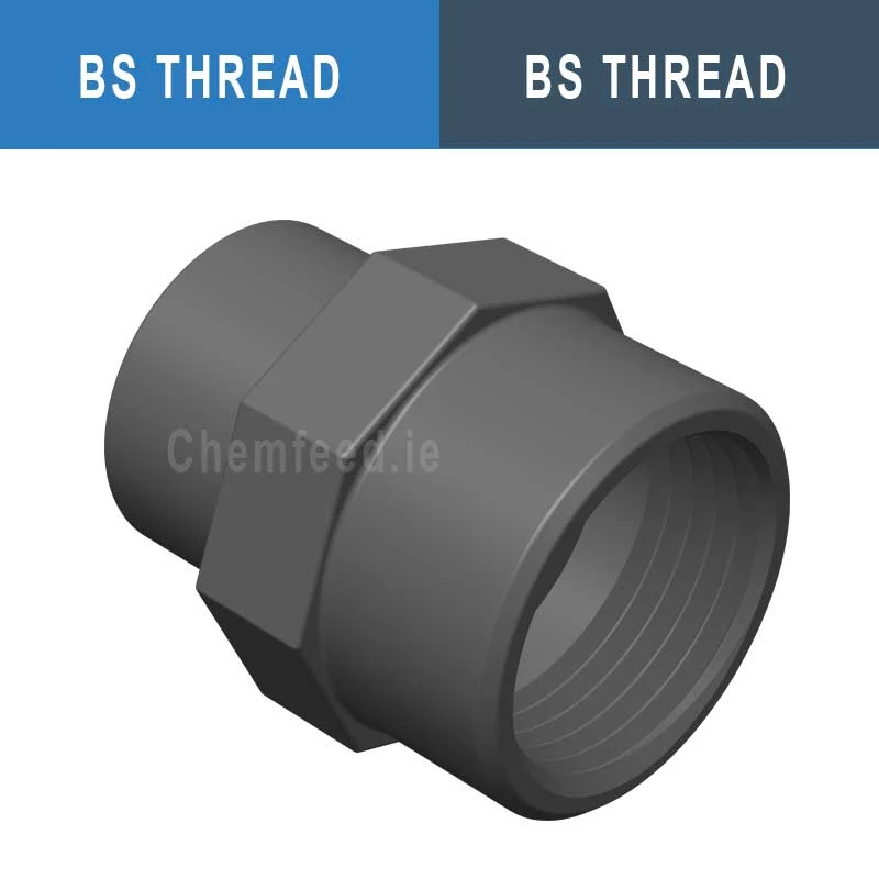 REDUCING SOCKET THR. PVC D.4"x3"