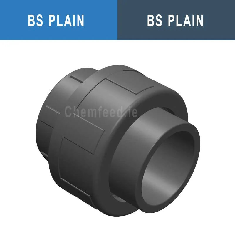 UNION WITH O-RING PVC D.1" BS PLAIN