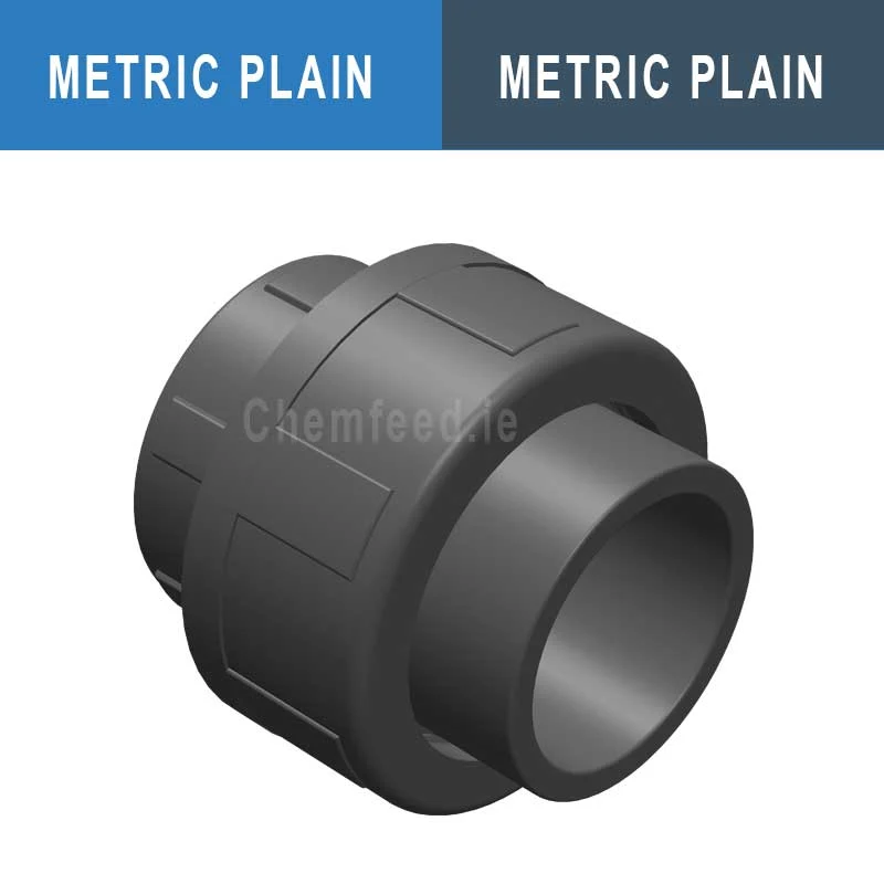 UNION WITH O-RING PVC D.63 mm